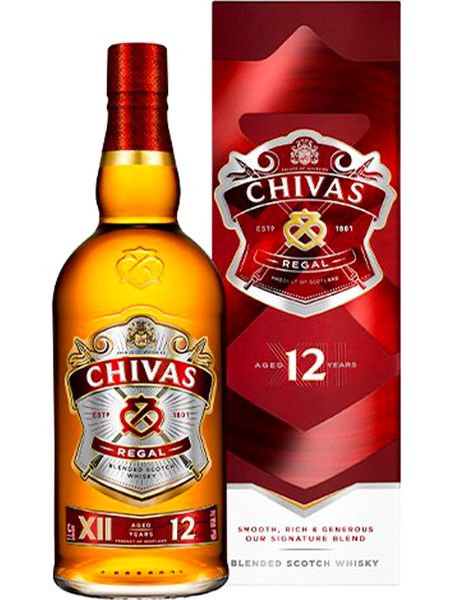 Віскі Chivas Regal 12 років витримки в коробці 40% 0.7л. 10015 фото