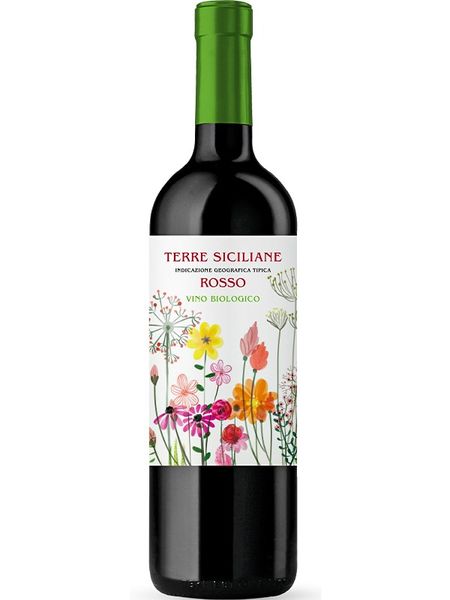 Вино Vino Rosso Biologico Terre Siciliane IGT червоне сухе 0.75л Італія 1079935 фото