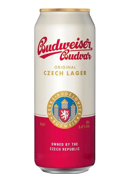 Пиво світле Budweiser 12° ж/б 0.5л 12411 фото