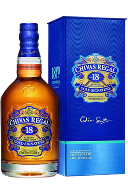 Віскі Chivas Regal 18 років витримки в коробці 0,7л. 100599 фото