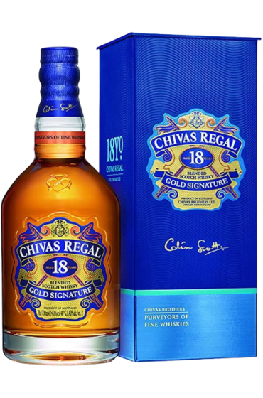 Віскі Chivas Regal 18 років витримки в коробці 0,7л. 100599 фото