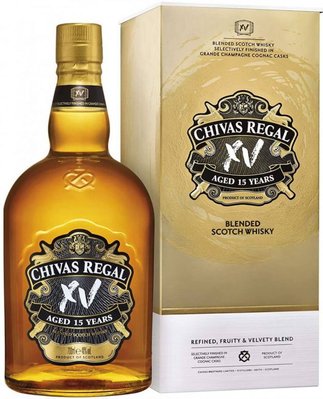 Віскі Chivas Regal 15 років витримки в коробці 0.7л. 100601 фото