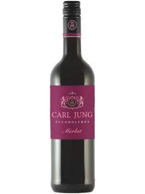 Вино безалкогольне Сarl Jung Merlot червоне напівсухе 0.75л Німеччина 100829 фото