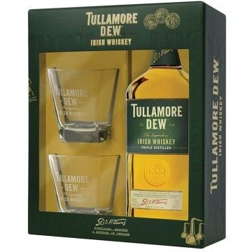 Віскі Tullamore Dew Original 5 років витримки 0.7 л 40% + 2 склянки 10552 фото