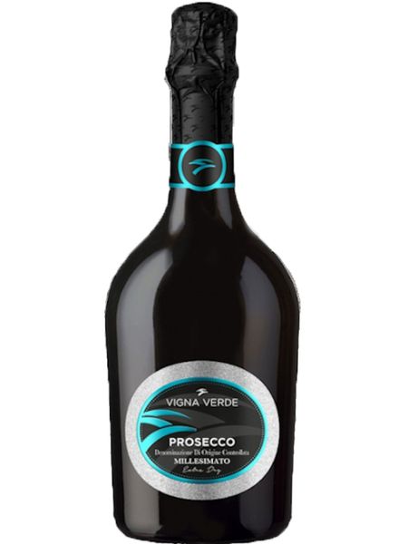 Вино ігристе Vigna Verde Prosecco Millesimato Extra Dry 11% 0.75л Італія 12435 фото