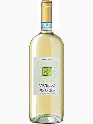 Вино Vivello Pinot Grigio Vivello Delle Venezie DOCбіле сухе 12% 1.5л Італія 1079958 фото