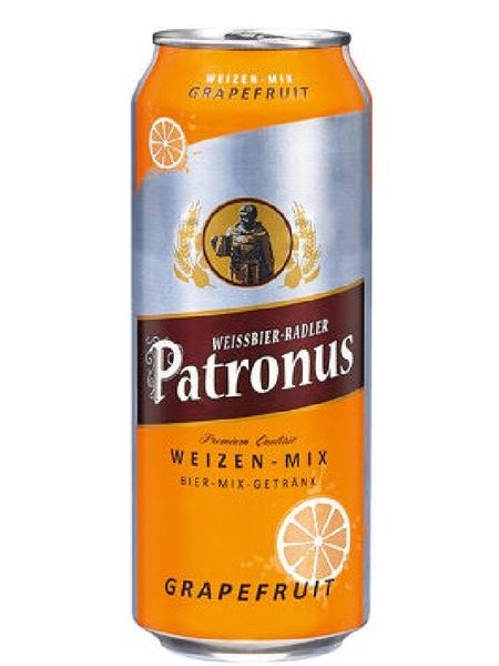 Пиво Patronus Weissbier-Radler Grapefruit 0.5л ж/б Німеччина 1079893 фото