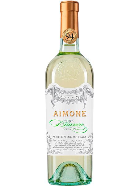 Вино Aimone Vino Bianco d'Italia біле сухе 0,75л Італія 101057 фото