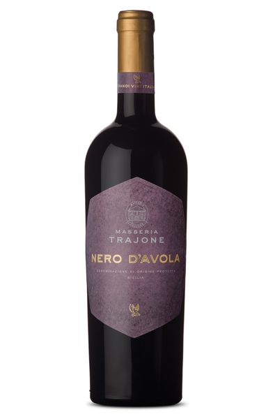 Вино Sicilia Nero D'Avola DOP червоне сухе 0,75л 12,5% 1079522 фото