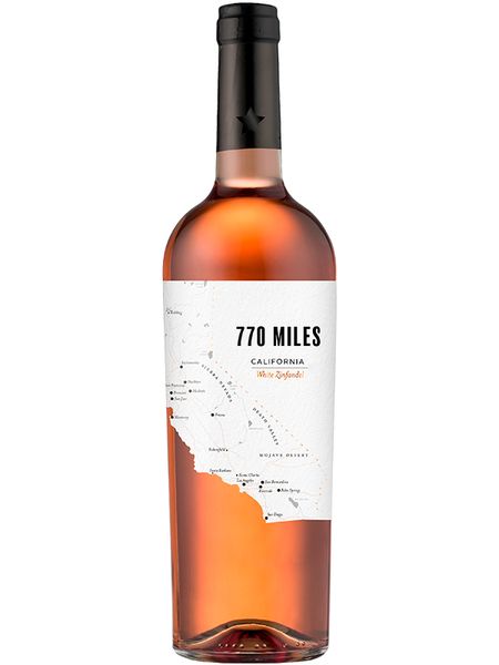 Вино Zinfandel Rose 770 Miles рожеве напівсухе 10% 0.75л 100740 фото