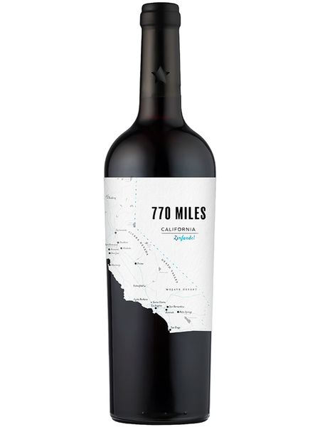 Вино Zinfandel 770 Miles червоне сухе 14% 0.75л 100739 фото