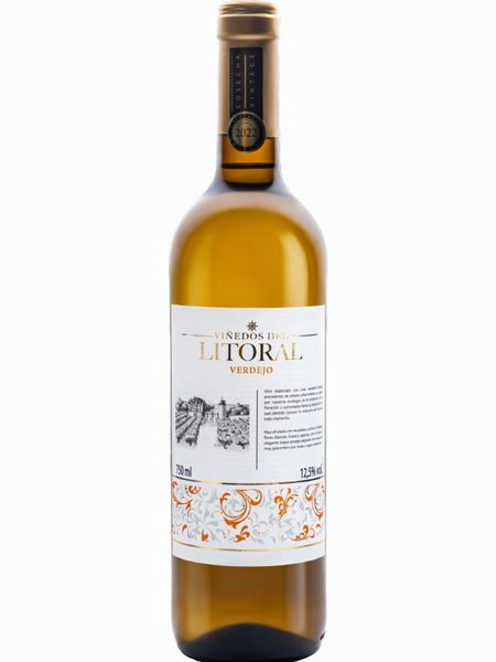 Вино Litoral Verdejo біле сухе 12.5% 0.75 Іспанія 1080013 фото