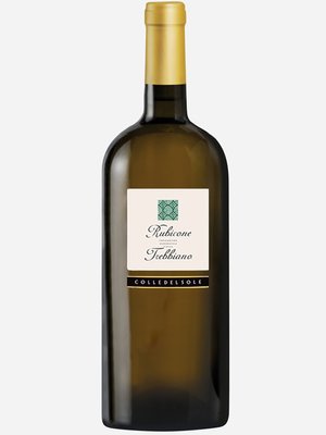 Вино Colle del Sole Trebiano Rubicone IGT бiле сухе 10.5% 1.5л Італія 1079956 фото