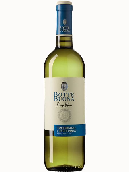 Вино Botte Buona Trebbiano Chardonnay IGT біле сухе 0.75л Італія 1079379 фото