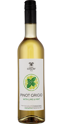 Вино Pinot Grigio з лаймом та м'ятою біле напівсолодке 0,75л Chateau Chizay 11121 фото