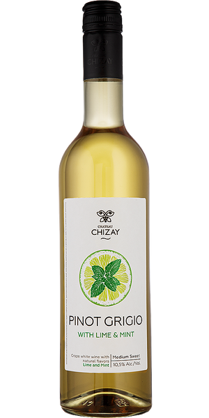 Вино Pinot Grigio з лаймом та м'ятою біле напівсолодке 0,75л Chateau Chizay 11121 фото