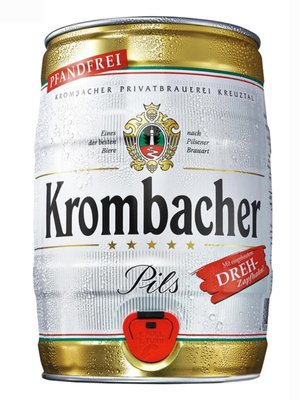 Пиво Krombacher Pils світле фільтроване 4,8% 5 л. 1080681 фото