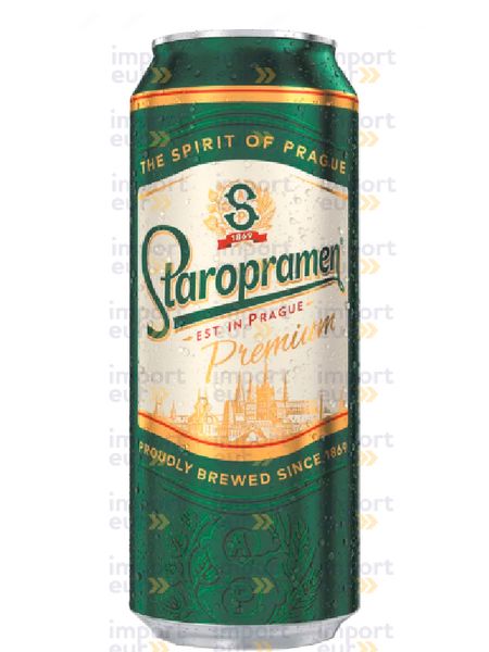 Пиво Staropramen Premium 11% 5.0% 0.5л ж/б Чехія 101066 фото