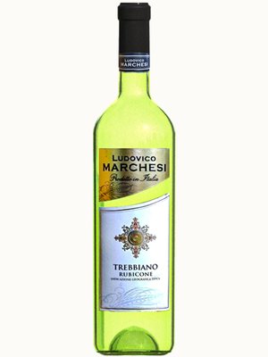 Вино Ludovico Marchesi Trebbiano Rubicone IGT біле сухе 12% 0.75л Італія 1080047 фото