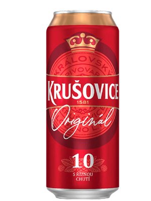 Пиво світле Krusovice 10° ж/б 0.5л 00958 фото