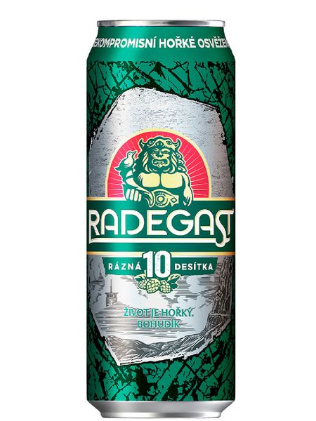 Пиво світле Radegast 10% 4.1% 0.5л ж/б Чехія 1079977 фото